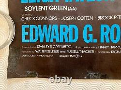 Soylent Green Original 1972 Quad Film Poster Charlton Heston John Solie Art