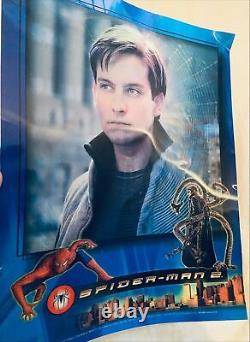 Spider-Man 2 Movie Reflective Changeable 2004 Poster Peter Parker ULTRA RARE