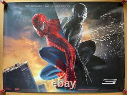 Spider-Man 3 Original Cinema UK Quad Poster Marvel Avengers -Toby McGuire