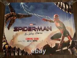 Spiderman No Way Home Original UK Cinema QUAD Poster 40 x 27
