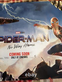 Spiderman No Way Home Original UK Cinema QUAD Poster 40 x 27