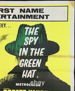 Spy in the Green Hat Original Quad Movie Poster Man From UNCLE Robert Vaughan