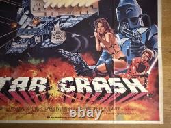 Star Crash 1978 Rare Original Film poster folded UK Quad
