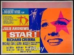 Star! Original Quad Movie Poster Julie Andrews Gertrude Lawrence Chantrell 1968