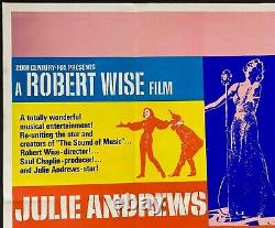 Star! Original Quad Movie Poster Julie Andrews Gertrude Lawrence Chantrell 1968