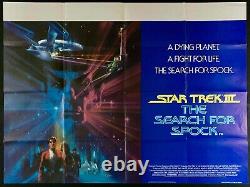 Star Trek III The Search for Spock Original Quad Movie Cinema Poster Bob Peak