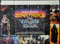 Star Trek II Wrath Of Khan 1982 Orig 30x40 Uk Quad Movie Poster William Shatner