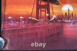 Star Trek IV The Voyage Home Original Quad Movie Poster Shatner Nimoy Bob Peake