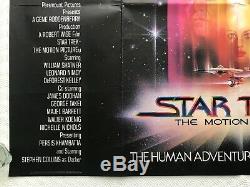 Star Trek The Motion Picture Original Quad Poster'79 Bob Peak Art Shatner Nimoy