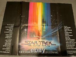 Star Trek The Motion Picture Original UK Quad Poster Rare Shatner Nimoy 1979