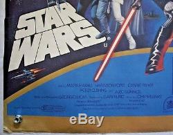 Star Wars / Empire Strikes Back, Double Bill, Orig 1980 British Quad Film Poster