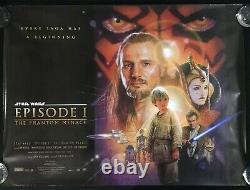 Star Wars Episode 1 The Phantom Menace Original Quad Movie Poster 1999