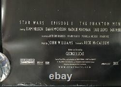 Star Wars Episode 1 The Phantom Menace Original Quad Movie Poster 1999