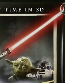 Star Wars Episode I The Phantom Menace 3D Original Quad Movie Poster 1999
