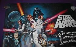 Star Wars Movie Poster British Quad Academy Awards Style Rolled