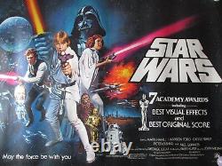 Star Wars Original Quad Poster 1978 Very Rare Rolled Star Wars Uk Movie Poster