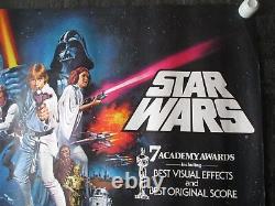 Star Wars Original Quad Poster 1978 Very Rare Rolled Star Wars Uk Movie Poster