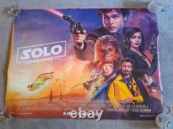 Star Wars Original UK cinema quad posters collection