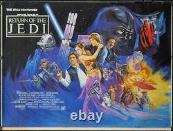 Star Wars Return Of The Jedi 1983 Orig 30x40 Quad Movie Poster Harrison Ford