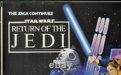 Star Wars Return Of The Jedi 1983 Orig 30x40 Quad Movie Poster Harrison Ford