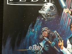 Star Wars Return of the Jedi UK Quad Original Rolled Movie Poster 27x40 Rare