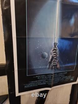 Star Wars Rotj 27x 40 Authentic Original one sheet cinema quad poster