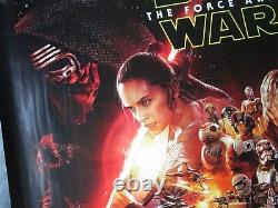 Star Wars The Force Awakens Original Quad Poster 2015 Uk Movie Poster Rare