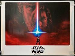 Star Wars The Last Jedi Original Quad Sheet Movie Poster Teaser 2017