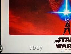 Star Wars The Last Jedi Original Quad Sheet Movie Poster Teaser 2017