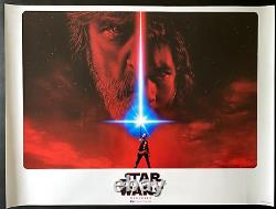 Star Wars The Last Jedi Original UK Advance Quad Poster