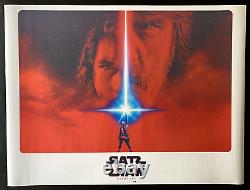 Star Wars The Last Jedi Original UK Advance Quad Poster