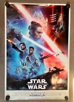 Star Wars The Rise of Skywalker Original Theatrical Quad Movie Poster 27x40 in