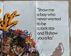 Stardust 1974 Original UK Quad Movie Poster David Essex Putzu Artwork