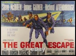 Steve McQueen The Great Escape Original Quad Movie Poster (1963)