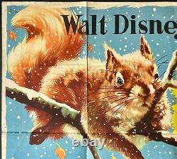 Story of Perri ORIGINAL Quad Movie Film Cinema Poster Walt Disney 1957
