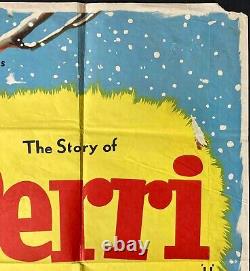 Story of Perri ORIGINAL Quad Movie Film Cinema Poster Walt Disney 1957