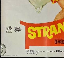 Strange Bedfellows ORIGINAL Quad Movie Poster Rock Hudson Gina Lollobrigida 1965