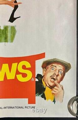 Strange Bedfellows ORIGINAL Quad Movie Poster Rock Hudson Gina Lollobrigida 1965