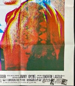 Streets of Fire ORIGINAL Quad Movie Poster Michael Pare William Dafoe 1984