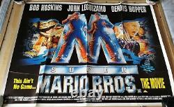Super Mario Bros The Movie 1993 Original British Cinema Quad Movie Poster