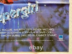 Supergirl Original 1984 Quad Poster Faye Dunaway Helen Slater Bysouth Art