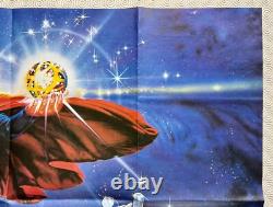 Supergirl Original 1984 Quad Poster Faye Dunaway Helen Slater Bysouth Art