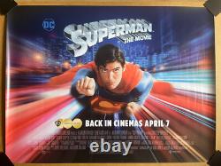 Superman The Movie Original UK Cinema Quad Poster Dc Comics 2023
