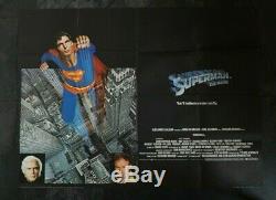 Superman the Movie UK Quad Cinema/Movie Poster