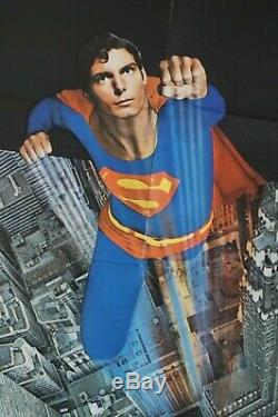 Superman the Movie UK Quad Cinema/Movie Poster