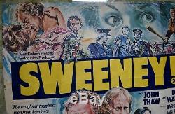 Sweeney! 1977 Original Uk Film Quad Poster- John Thaw Dennis Waterman Diane Keen