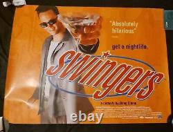 Swingers Movie Poster Uk Quad 30x40 Double Sided. Vince Vaughan