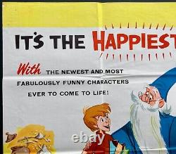 Sword in the Stone Original Quad Movie Cinema Poster Disney FIRST RELEASE 1963