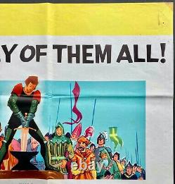 Sword in the Stone Original Quad Movie Cinema Poster Disney FIRST RELEASE 1963