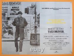TAXI DRIVER (1976) excellent condition original UK quad poster Robert De Niro